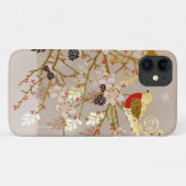 Gold Winter Snow Birds Weihnachten Case-Mate iPhone Hülle (Rückseite (Horizontal))