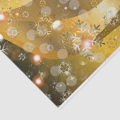 Gold Winter Wonderland Schneeflocken und Läden Seidenpapier (Ausschnitt)