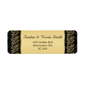 Gold Wirbel 50. Hochzeitstag