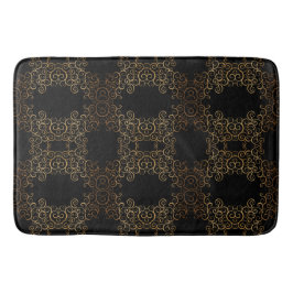 Gold Wirbel Arabesque Badematte