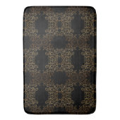 Gold Wirbel Arabesque Badematte (Vorderseite Vertikal)