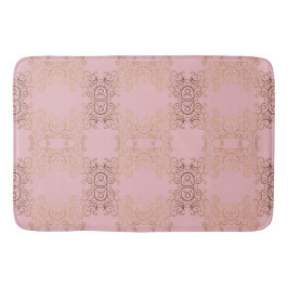 Gold Wirbel Arabesque Badematte