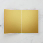 Gold Wolken Tiger Papier-Schnitt China Neujahr 202 Karte (Innenseite)