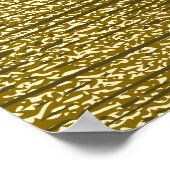 Gold Wood Glitzer Textur Hintergrund Poster (Ecke)