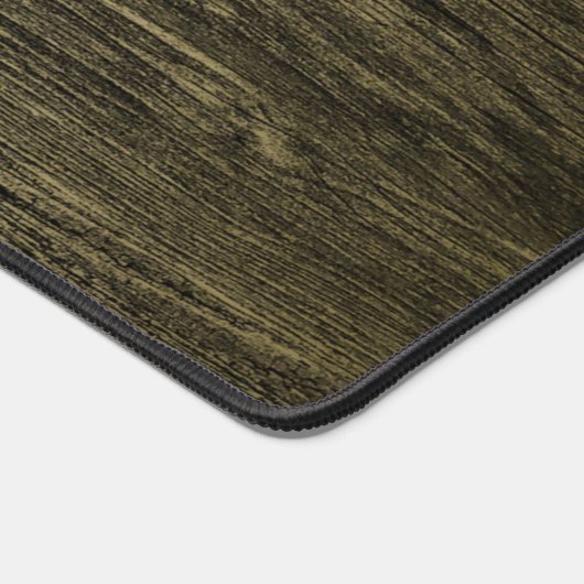 Gold Wood Grain Schreibtischunterlage (Ecke)