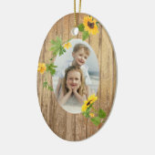 Gold Wood Sonnenblumen Bilderrahmen Vorlage Urlaub Keramik Ornament (Links)