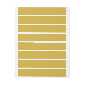 Gold Wraparound Rücksendeadresse (Bogen)
