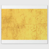 Gold Wrapping Paper Geschenkpapier (Flach)