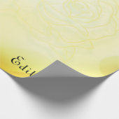 Gold Wrapping Paper Geschenkpapier (Ecke)