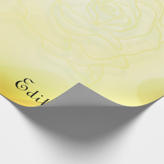 Gold Wrapping Paper Geschenkpapier (Ecke)