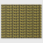 Gold Wrapping Paper Geschenkpapier (Flach)