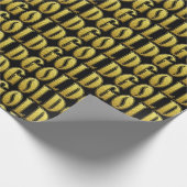 Gold Wrapping Paper Geschenkpapier (Ecke)