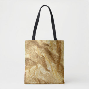 Gold wrinkled paper texture abstract background.go tasche