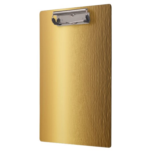 Gold Writing Clipboard Klemmbrett (Links)