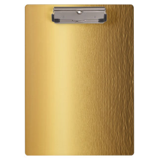 Gold Writing Clipboard Klemmbrett