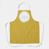 GOLD YELLOW BUSINESS LOGO BRANDPERSONAL UNIFORM SCHÜRZE (Vorderseite)