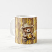 Gold Yellow Honey Bear Kaffeetasse (Vorderseite Links)