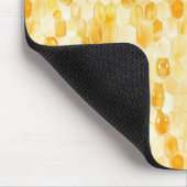 Gold Yellow Honey Bee Mousepad (Ecke)