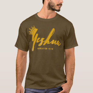 Gold Yeshua Messianisch Hebräische Wurzeln Israeli T-Shirt