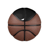 Gold Yin Yang auf schwarz Mini Basketball (Rechts)