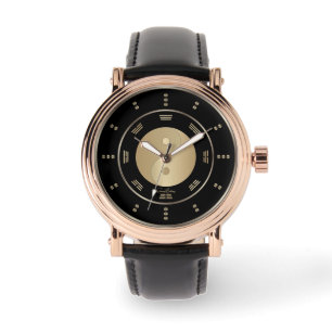 Gold Yin Yang Luxury Armbanduhr