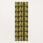 Gold Yoga Mat Yogamatte (Rückseite)