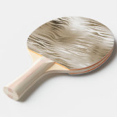 Gold Zebra & Leopard Animal Print Ombre      Tischtennis Schläger (Vorderseite)