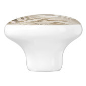 Gold Zebra & Leopard Print Ombre         Keramikknauf (Seitenansicht)