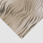 Gold Zebra & Leopard Print Ombre Seidenpapier (Ausschnitt)