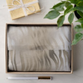Gold Zebra & Leopard Print Ombre Seidenpapier (Geschenk)