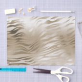 Gold Zebra & Leopard Print Ombre Seidenpapier (Handwerk)