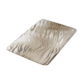 Gold Zebra Print Ombre Badematte (Schrägansicht)