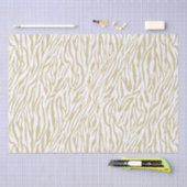 Gold Zebra Print Seidenpapier (Handwerk)