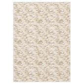 Gold Zebra Print Tischdecke (Vorderseite)