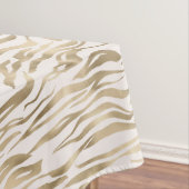 Gold Zebra Print Tischdecke (Beispiel)