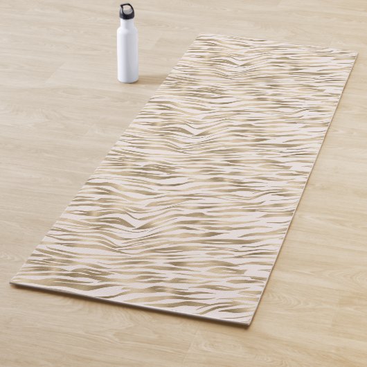 Gold Zebra Print Yogamatte (Beispiel)
