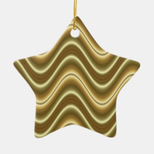 Gold zeichnet Muster Keramikornament (Vorne)