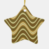 Gold zeichnet Muster Keramikornament (Hinten)