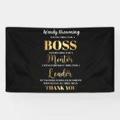 Gold Zeitgenössische Boss-Wertungswoche Banner (Horizontal)