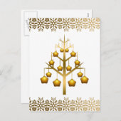 Gold Zeitgenössische Weihnachten (Vorne/Hinten)