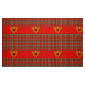GOLD ZELLTIKHERZ, RUBY, ROT GRÜNE SCOTTISH TARTAN STOFF (Fat Quarter (45,7 x 55,9 cm))