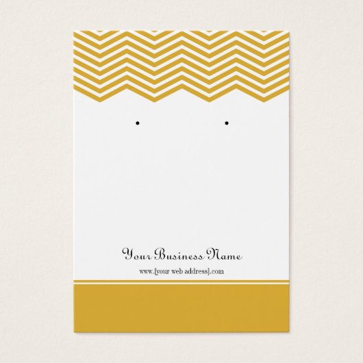 Gold Zickzack Anzeigetafel für den benutzerspezifi (Vorderseite)