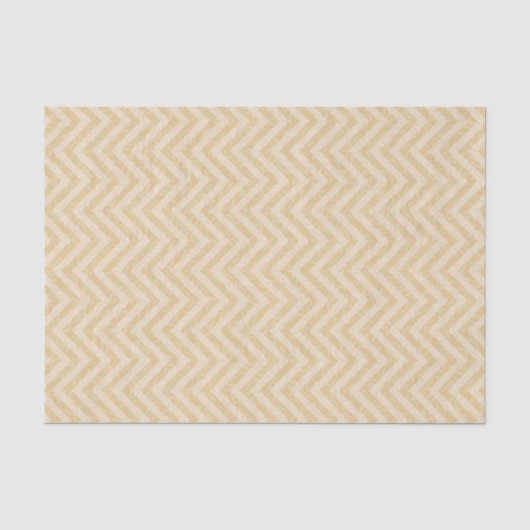 Gold Zickzack Seidenpapier (Vorderseite)