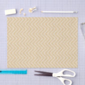 Gold Zickzack Seidenpapier (Handwerk)