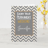 Gold ZigZag Bonus Card Karte (Gelbe Blume)