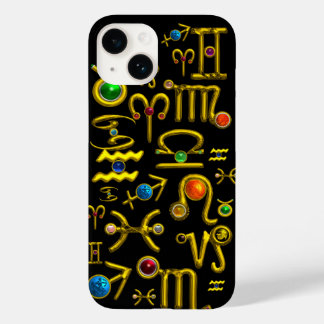 GOLD ZODIAC BIRTHDAY JEWELS,GEMSTONES,ASTROLOGIE Case-Mate iPhone 14 HÜLLE
