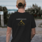Gold Zuhause Builders Construction Staff Black T-Shirt