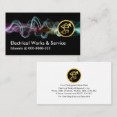 Gold Zuhause Circuit Visitenkarte (Vorne/Hinten)