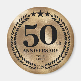 Gold zum 50. Geschäftsjahr Magnet