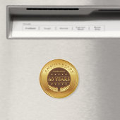 Gold zum sechzigjährigen Jubiläum Magnet (In Situ (Geschirrspüler))